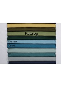 Resim Dauble Blackut Karartma Perde Tek Kanat 1x2 Amerikan Pileli Fon Perde MAvi 