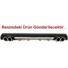 Resim Renault Clio Mk2 Hb Gri Difüzör Çiftli Yuvarlak Egzoz Görünümlü D Tip Difizör 1998-2005 