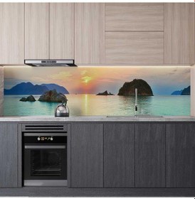 Resim Mutfak Tezgah Arası Folyo Fayans Kaplama Folyosu Condao Vietnam 