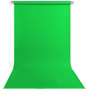 Resim Stüdyo Teknik 190cm x 400cm Sonsuz Yeşil Fon Perdesi Seti 