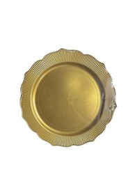 Resim Kristal Lüks Platinum Kristal Tabak 26 Cm -6 Adet -gold 