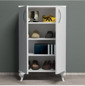 Resim Moxen A1 Ayakkabılı & Çok Amaçlı Dolap Beyaz 