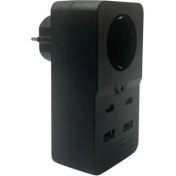 Resim Ronanna Isıya Dayanıklı Termal Akım Korumalı 1 Priz Girişli 2 USB Girişli 2 Type-C Girişli Pirz 