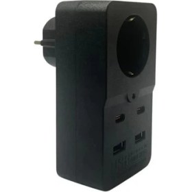 Resim Ronanna Isıya Dayanıklı Termal Akım Korumalı 1 Priz Girişli 2 USB Girişli 2 Type-C Girişli Pirz 