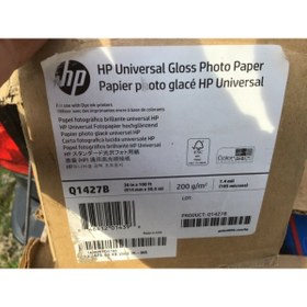 Resim HP Q1427b Universal Parlak Fotoğraf Kağıdı 914mmx30.5m 