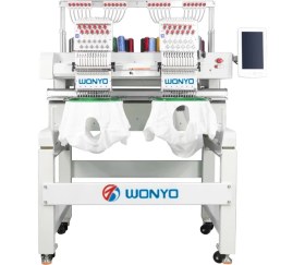 Resim Wonyo WYQ1202 2 Kafa 12 Iğne Nakış Makinesi (40CM x 50CM Işleme Alanı) 