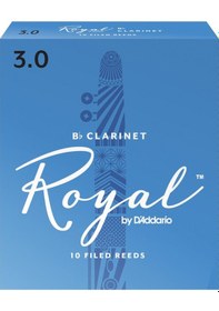 Resim D'addario Rcb1030 Royal Bb Klarnet Kamışı No: 3.0 Orta Seviye/eğitim - 10'lu Paket Çok Yönlü Kullanım Ve Kararlı Ses Üretimi 