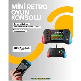 Resim Ceylan Adam Şarjlı Taşınabilir Oyun Konsolu X7m Retro Game Box 