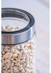 Resim Acar Calix Cam Kavanoz - 21 Cm Cam 