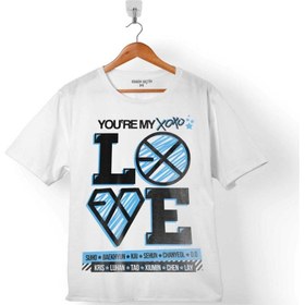 Resim Kendim Seçtim Exo + Xoxo + Love Logo You Are My Çocuk T-Shirt 