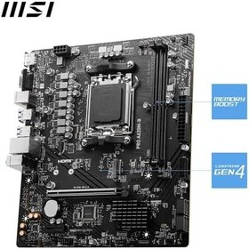 Resim MSI PRO A620M-B AM5 DDR5 6800MHZ(OC) HDMI VGA M.2 USB3.2 JARGB_V2 mATX 