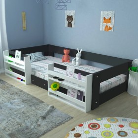 Resim Montessori Suntalam Kitaplıklı Karyola M6-41 