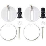 Resim Seeppitous 2pcs Yeni Setler Tuvalet Koltuk Vidaları Üst Düzeltme Menteşe Paketi Onarım Aracı Değiştirme (Yurt Dışından) 