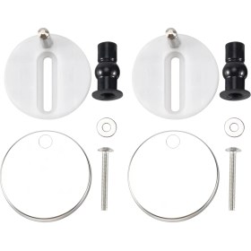 Resim Seeppitous 2pcs Yeni Setler Tuvalet Koltuk Vidaları Üst Düzeltme Menteşe Paketi Onarım Aracı Değiştirme (Yurt Dışından) 
