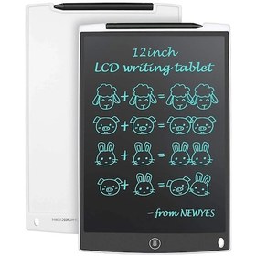 Resim 12 Inc Writing Lcd Grafik Dijital Kalemli Çizim Tableti Yazı Tahta Not Yazma Eğitim Tableti 