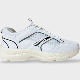 Resim Liger Erkek Airfile Hafif Comfort Koşu Yürüyüş Spor Ayakkabı BEYAZ 