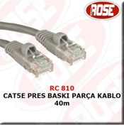 Resim Rose Cat5e Pres Baskı Parça Kablo 40 Metre Patch Kablo Rc-810 