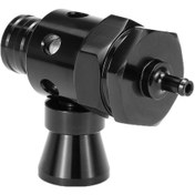 Resim Lemestar 25mm Evrensel Otomobil Turbo Baskı Limiti Valfi - Siyah Aluminyum Gövde, Ayarlanabilir Yay, Atmosfere Havalandırma 