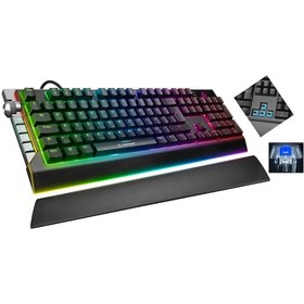Resim Rampage KB-R29 Grand Series RGB Ledli Mekanik Blue Switch Oyuncu Klavye 
