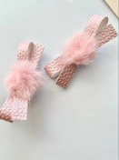 Resim Blush Pom Hair Clips 
