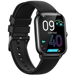 Resim Shaza SA8002/GR IP67 1.85" Sesli Görüşme Nabız Ölçer Full Ekran Siyah Akıllı Saat 