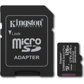 Resim Kingston SDCS3/128GB 128GB microSDXC Canvas Select Plus Gen3 A1 150MB/s Hızlı Kart + Adaptör 