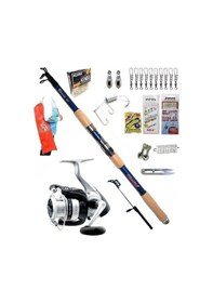 Resim Piranha Ultimate 210cm 50-100gr Daiwa Strikeforce 2500 Kıyı Spin Olta Takımı Seti 