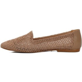 Resim Ayakmod 596075 Z Vizon Hasır Örgü Kadın Babet Vizon 