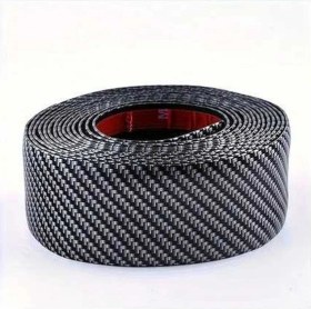 Resim Trendooze Karbon Fiber Eşik Şeridi, Siyah, 1.97 İnç, Kapı Ve Bagaj Koruma Bandı 