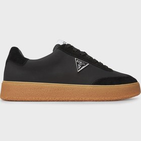 Resim Guess Wiman Logolu Hakiki Deri ve Süet Detaylı Sneaker Ayakkabı FMTWIMLEA12 Erkek AYAKKABI FMTWIM LE 