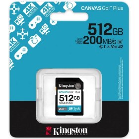 Resim CT Stones Kingston SDG4-512GB 512GB Sdxc Canvas Go Plus Gen4 200MB-S C10 Uhs-I U3 V30 Hafıza Kartı 