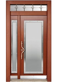 Resim 0138 Doğal Ahşap Dış Mekan Kapısı, Apartman Kapıları 