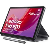 Resim Lenovo Tab M11 Cellular ZADB0335TR 11" + Kılıf + Kalem | 128 GB 8 GB Gri 
