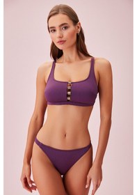 Resim Suwen Yanı Bantlı Dokulu Bikini Alt Sb24495t1325 