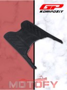 Resim MOTOFY Gp Kompozit Honda Activa 2023-2024 Uyumlu Kauçuk Paspas Siyah 