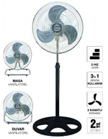 Resim Jasper Meltem 18'' 3in1 Sanayi Tipi Ayaklı Vantilatör 