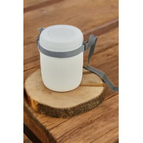 Resim Digithome Paslanmaz Çelik Hazneli 3'lü Yemek Termosu 1,2 Lt Beyaz - CKR3147 C320.025 