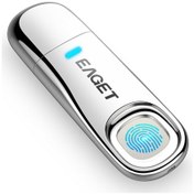 Resim Vkemall Eaget Fu60 32gb Usb3.0 Metal Parmak İzi Şifreleme Usb Bellek - Yüksek Hız Ve Güvenlik 
