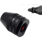 Resim Depolife Atlas 135 G Mini Taşlama Gravür Makinası Mandren Att 135 G Kısa Kuyruk Otomatik Mandrel 3 Çeneli 