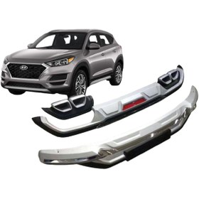 Resim Hyundai Tucson Ön Arka Koruma Difüzör 2018 - 2021 