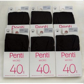 Resim Penti Mıkro 40 Den Orta Kalın Mat Soket Çorap Kısa Soket Çorap 6'lı 001 