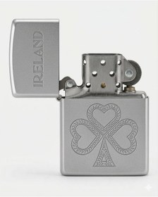 Resim Zippo Ireland Shamrock Dizayn Çakmak 
