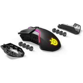 Resim SteelSeries Rival 650 Wireless RGB Şarjlı Ergonomik Optik Kablolu/Kablosuz Oyuncu Mouse Teşhir 