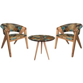 Resim Kayra Fiskos Set | Çay Seti | Rehome - Ceviz 