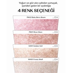 Resim The Saem Glam Perfection Baked Highlighter Aydınlatıcı - PK01 Rose Glare 