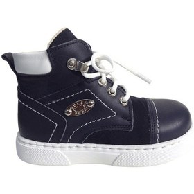 Resim Ortopedikal 1001 Ridente Lacivert Bebe Erkek Çocuk Bot % 100 Deri Fermuarlı Ve Bağcıklı Lacivert 