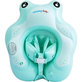 Resim Ranyeek Bebek Yüzme Yeleği: Pvc Malzeme, 3-10 Aylık Bebekler İçin Güvenli Ve Rahat Yüzme Desteği 