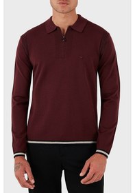 Resim Emporio Armani Erkek Kazak Em001512 Af14158 U5086 Bordo Bordo 