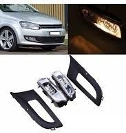 Resim Volkswagen Polo Sağ - Sol Sis Far Çerçeve Takımı İthal Marka 6R0853666D 