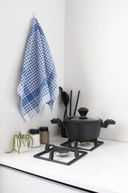 Resim GOLDRİSE, 2 li Pöti Kareli Kurulama Bezi Mutfak Bulaşık Kurulama Bezi Servis Peçetesi Beslenme Örtüsü, 50 X 70 CM, Mavi, TYCABEQBFN170498148529613 